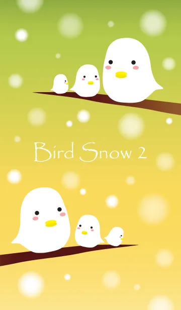 [LINE着せ替え] Bird Snow 2の画像1