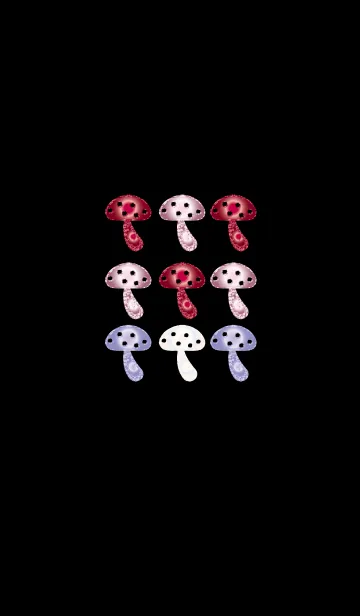 [LINE着せ替え] 幸運を運ぶジュエリーきのこの画像1