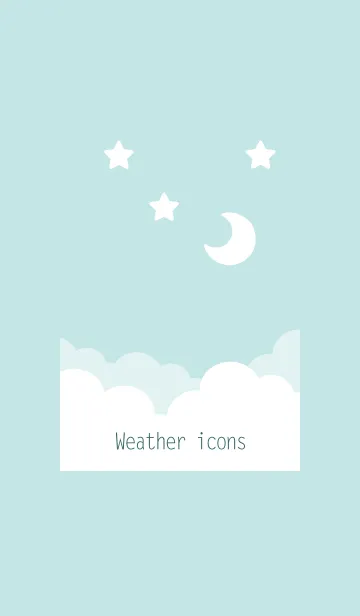 [LINE着せ替え] Weather iconsの画像1