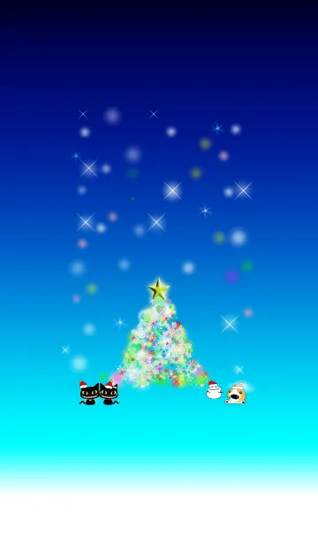 [LINE着せ替え] イルミネーションツリー11の画像1