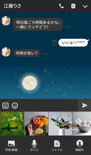 [LINE着せ替え] ラクダ使いと月の砂漠の画像4