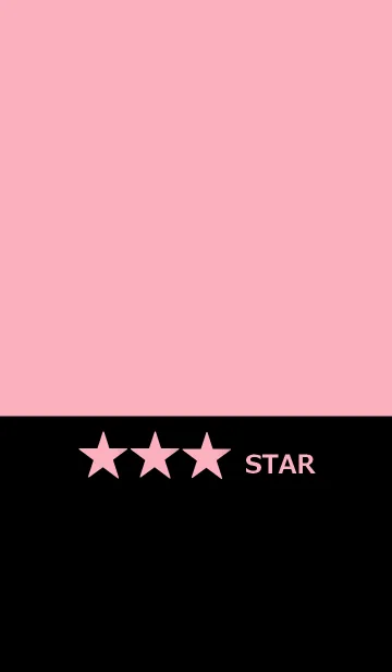 [LINE着せ替え] シンプルな星とピンクの画像1