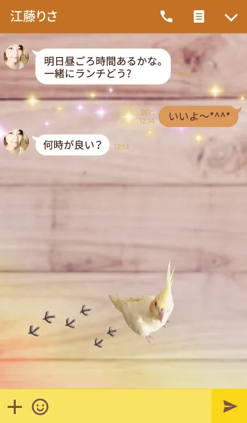 [LINE着せ替え] ひだまりおかめの画像3