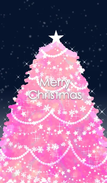 Pink christmas treeの着せ替えメイン画像