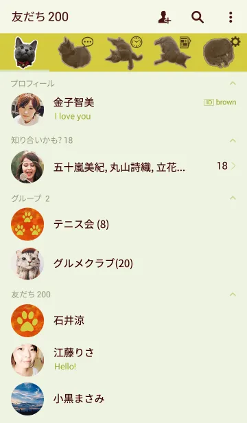 [LINE着せ替え] うちのロシアンブルーの画像2