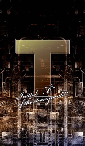 [LINE着せ替え] スチームパンクなイニシャル「T」！！の画像1