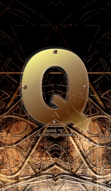 [LINE着せ替え] スチームパンクなイニシャル「Q」！！の画像1