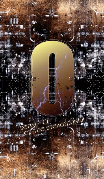 [LINE着せ替え] スチームパンクなイニシャル「O」！！の画像1