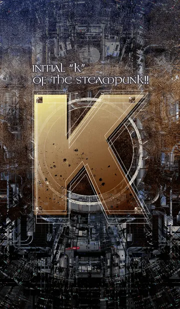 [LINE着せ替え] スチームパンクなイニシャル「K」！！の画像1