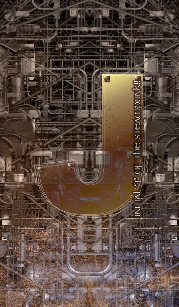 [LINE着せ替え] スチームパンクなイニシャル「J」！！の画像1