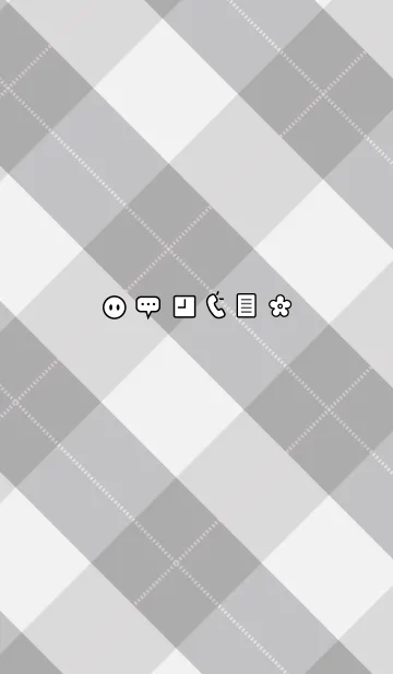 アーガイル柄2 白の着せ替えメイン画像