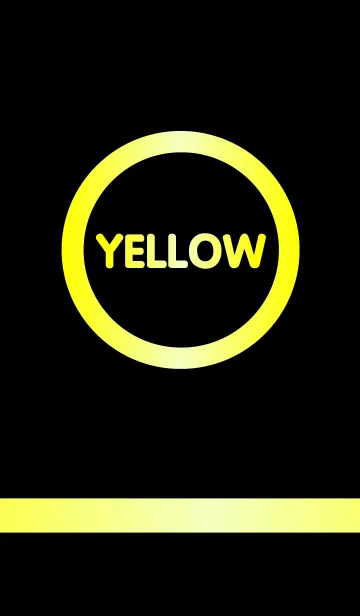 [LINE着せ替え] Yellow and Black theme(jp)の画像1