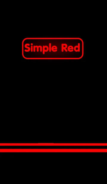 [LINE着せ替え] Red ＆ Black theme(jp)の画像1