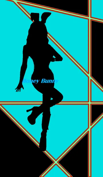 [LINE着せ替え] Honey Bunny -Sky Blue-の画像1