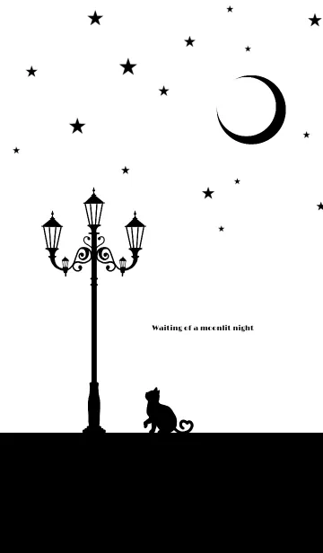 [LINE着せ替え] Waiting of a moonlit nightの画像1