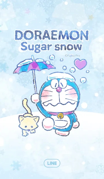 [LINE着せ替え] ドラえもん (Sugar Snow)の画像1