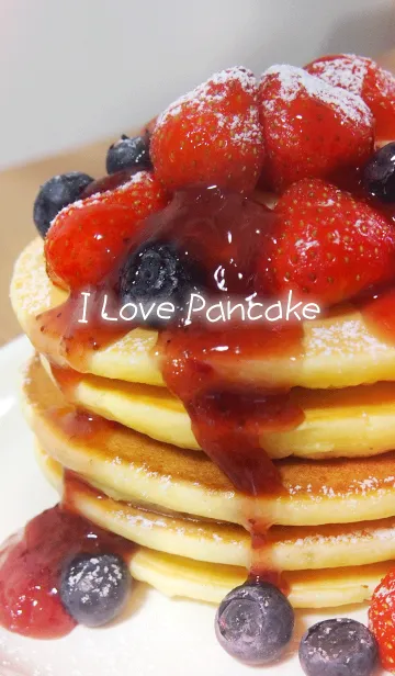[LINE着せ替え] I Love pancakeの画像1