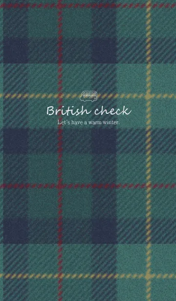 [LINE着せ替え] British checkの画像1