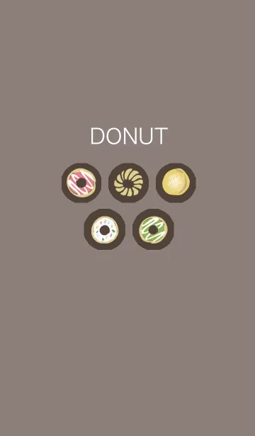 [LINE着せ替え] DONUT.の画像1