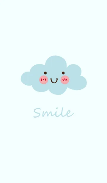[LINE着せ替え] かわいい青い雲の画像1
