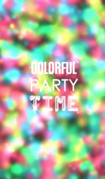 [LINE着せ替え] Colorful party timeの画像1