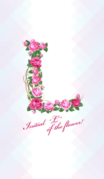 [LINE着せ替え] 花のイニシャル「L」！の画像1