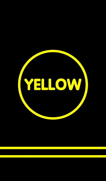 [LINE着せ替え] - Yellow ＆ Black -(jp)の画像1