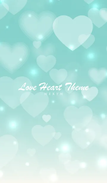 [LINE着せ替え] K I R A K I R A -FLUFFY EMERALD HEART-の画像1