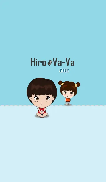 [LINE着せ替え] Hiro and Va-Va .blue (JP)の画像1