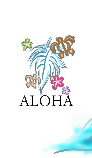[LINE着せ替え] ALOHA~ハワイの画像1