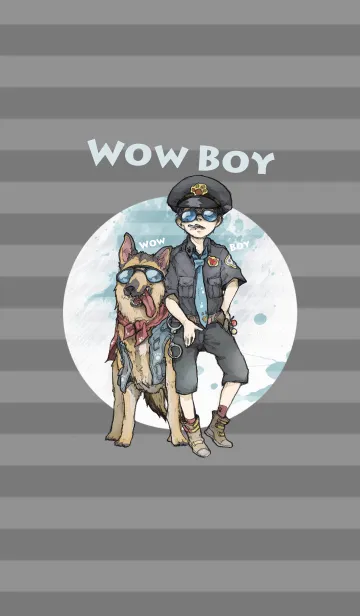 [LINE着せ替え] WOW BOY-ポリ犬の画像1