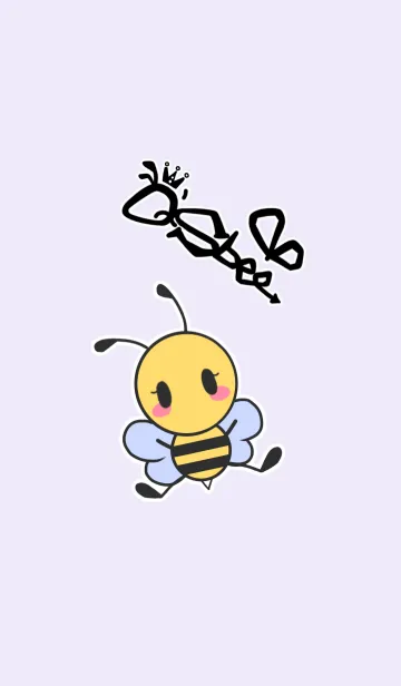 [LINE着せ替え] Q's ∞ beeの画像1