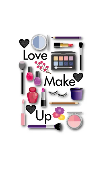 [LINE着せ替え] Love Make Up*の画像1