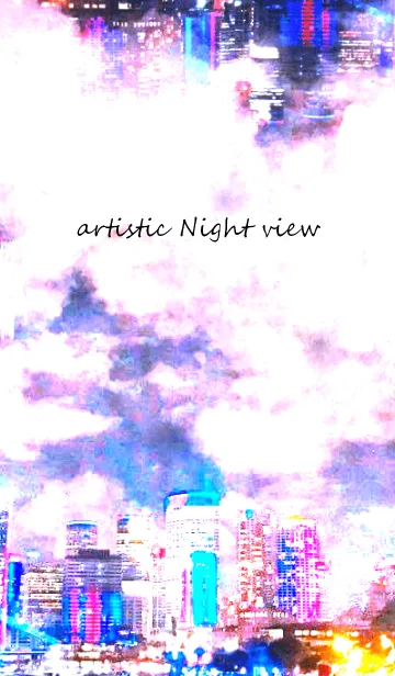 [LINE着せ替え] Night view dream cityの画像1