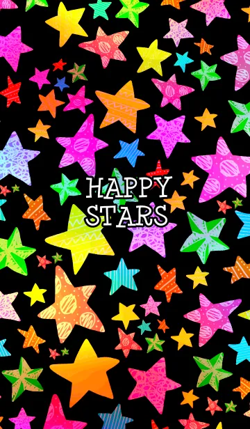 [LINE着せ替え] HAPPY STARS！の画像1