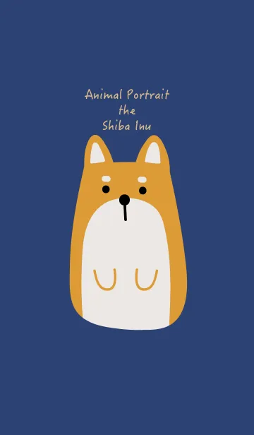 [LINE着せ替え] Animal Portrait - Shiba Inuの画像1