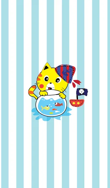 [LINE着せ替え] Cat chasing v2の画像1