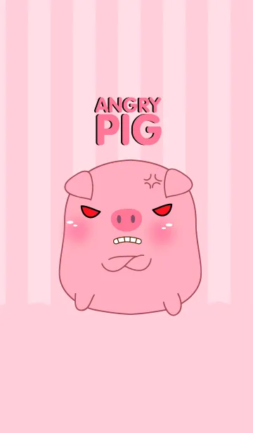 [LINE着せ替え] Angry Fat Pig Theme(jp)の画像1