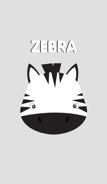 [LINE着せ替え] Simple zebra v.2(jp)の画像1