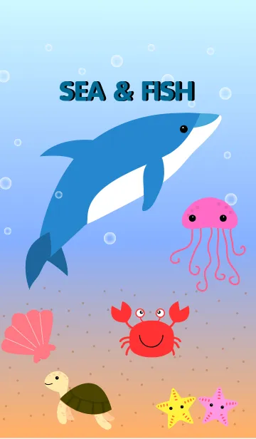 [LINE着せ替え] Sea ＆ Fish Vr.2(jp)の画像1