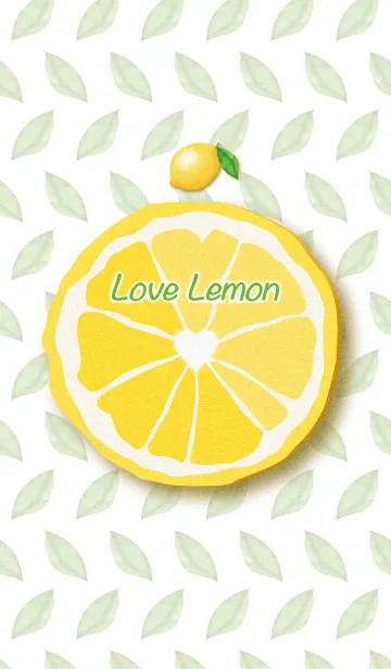 [LINE着せ替え] Love Lemon*の画像1