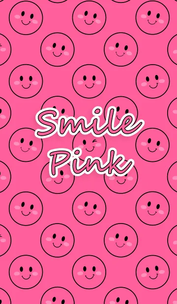 [LINE着せ替え] Smile "Pink"の画像1