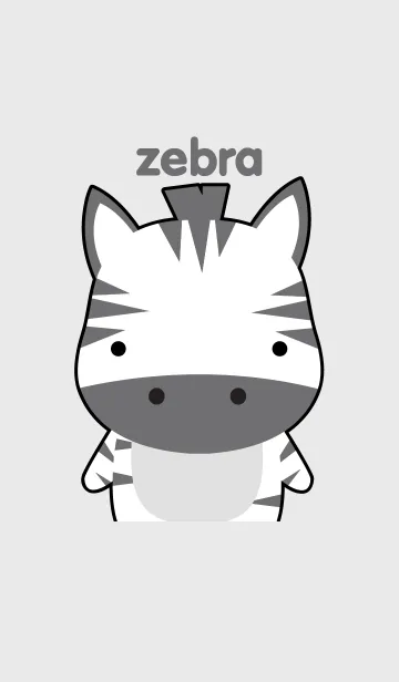 [LINE着せ替え] Little Zebra Theme(jp)の画像1