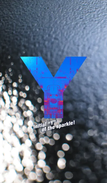 [LINE着せ替え] キラメキのイニシャル "Y"！の画像1