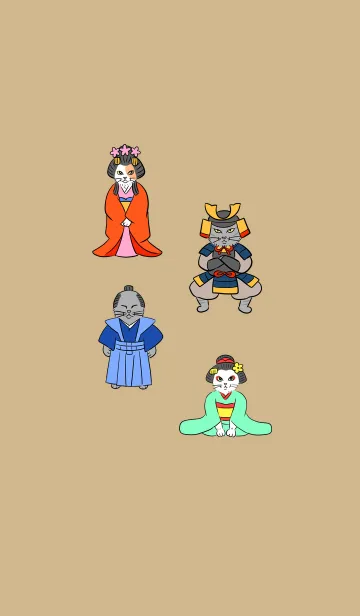 えどにゃんにゃんの着せ替えメイン画像