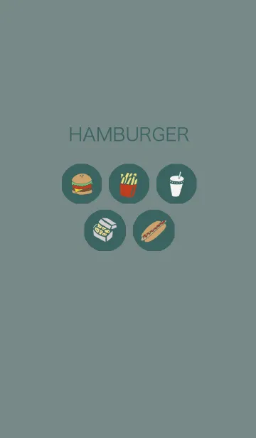[LINE着せ替え] HAMBURGER.の画像1