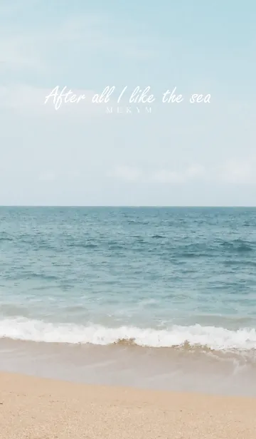 [LINE着せ替え] After all I like the sea 15の画像1