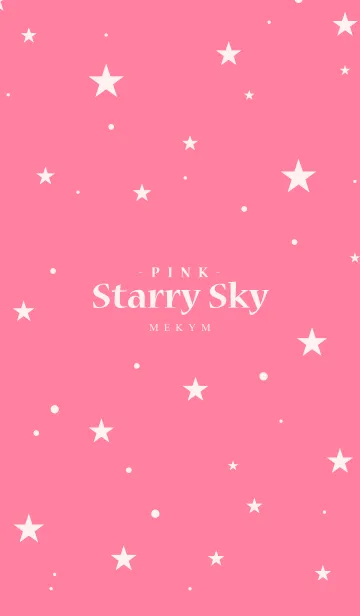 [LINE着せ替え] Starry Sky -PINK-の画像1