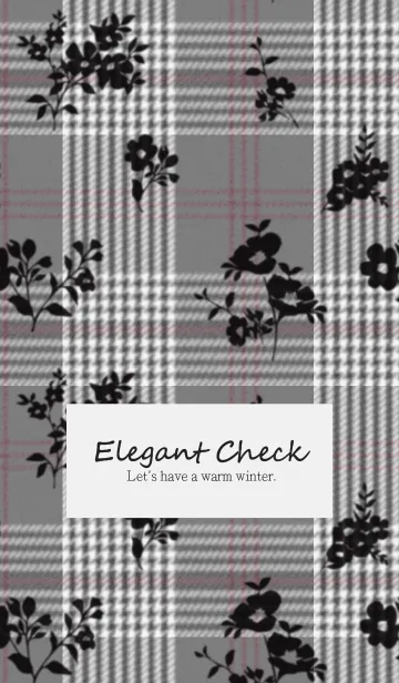 [LINE着せ替え] Elegant checkの画像1