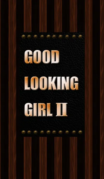 [LINE着せ替え] Good Looking Girl 2の画像1